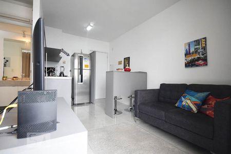 Sala de Tv de kitnet/studio para alugar com 1 quarto, 35m² em Real Parque, São Paulo