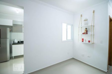 Sala de apartamento à venda com 2 quartos, 58m² em Vila Scarpelli, Santo André