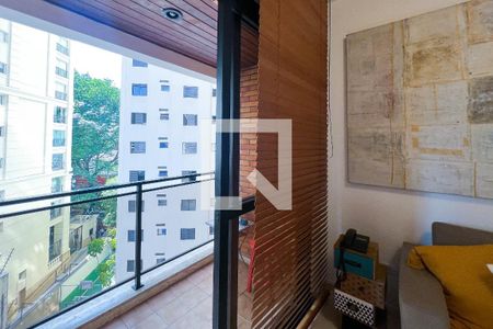 Sala de apartamento para alugar com 1 quarto, 43m² em Vila Nova Conceição, São Paulo