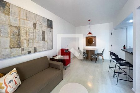 Sala de apartamento para alugar com 1 quarto, 43m² em Vila Nova Conceição, São Paulo