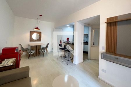 Sala de apartamento para alugar com 1 quarto, 43m² em Vila Nova Conceição, São Paulo