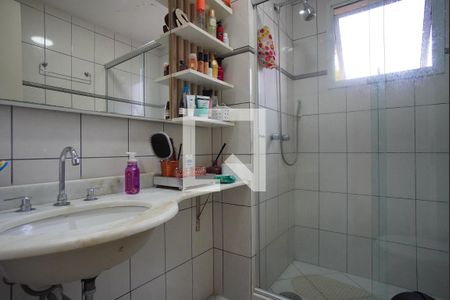 Banheiro da Suíte de apartamento à venda com 3 quartos, 110m² em Auxiliadora, Porto Alegre