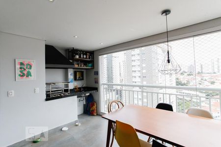 Varanda Gourmet de apartamento à venda com 2 quartos, 97m² em Chácara Inglesa, São Paulo