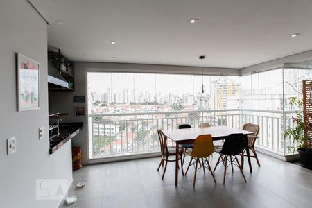 Varanda Gourmet de apartamento à venda com 2 quartos, 97m² em Chácara Inglesa, São Paulo