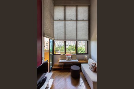 Sala de apartamento para alugar com 1 quarto, 60m² em Paraíso do Morumbi, São Paulo