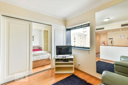 Sala de apartamento à venda com 1 quarto, 32m² em Jardim Paulista, São Paulo