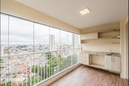 Varanda da Sala de apartamento à venda com 3 quartos, 80m² em Vila Brasílio Machado, São Paulo