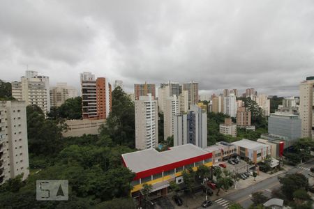 Vista da sala de apartamento à venda com 4 quartos, 186m² em Vila Andrade, São Paulo
