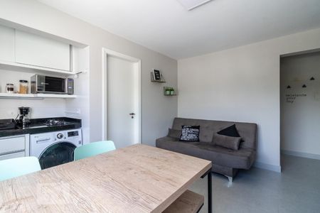 Sala de apartamento para alugar com 1 quarto, 35m² em Juvevê, Curitiba