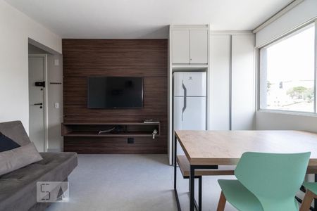 Sala de apartamento para alugar com 1 quarto, 35m² em Juvevê, Curitiba