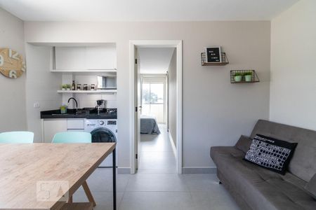 Sala de apartamento para alugar com 1 quarto, 35m² em Juvevê, Curitiba