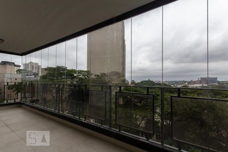 Varanda da Sala de apartamento à venda com 4 quartos, 382m² em Fazenda Morumbi, São Paulo