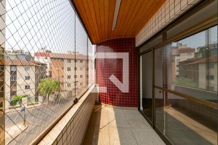 Varanda da Sala de apartamento para alugar com 4 quartos, 165m² em Padre Eustáquio, Belo Horizonte