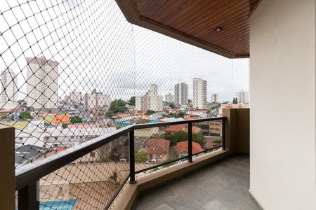 Varanda da sala de apartamento para alugar com 3 quartos, 120m² em Vila Galvão, Guarulhos