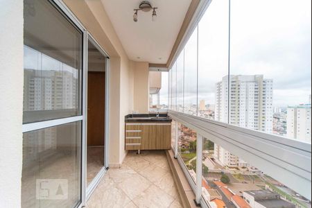 Varanda gourmet de apartamento para alugar com 3 quartos, 97m² em Campestre, Santo André