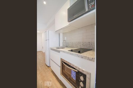 Cozinha de kitnet/studio à venda com 1 quarto, 47m² em Santa Cecília, São Paulo