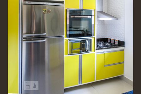 Cozinha de kitnet/studio para alugar com 1 quarto, 40m² em Parque dos Príncipes, São Paulo