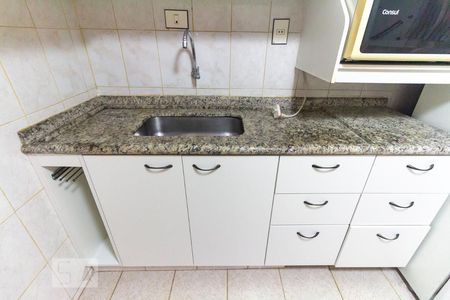 Cozinha de apartamento para alugar com 1 quarto, 30m² em Aclimação, São Paulo