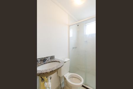 Banheiro da suíte de apartamento à venda com 3 quartos, 63m² em Nova Petrópolis, São Bernardo do Campo