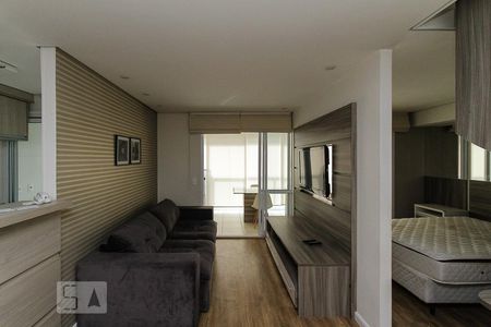 Sala de apartamento para alugar com 1 quarto, 53m² em Jardim Anália Franco, São Paulo