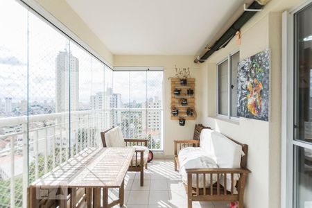Varanda Gourmet de apartamento à venda com 2 quartos, 81m² em Vila Brasílio Machado, São Paulo