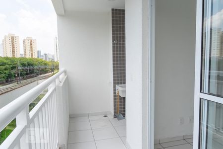 Varanda da Sala de apartamento para alugar com 2 quartos, 42m² em Barra Funda, São Paulo