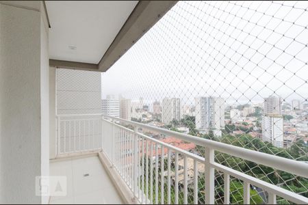 Varanda da sala de apartamento para alugar com 3 quartos, 77m² em Centro, Diadema