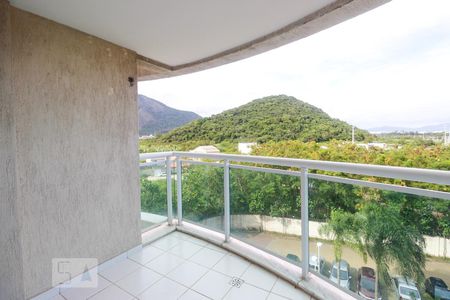 Varanda da Sala de apartamento para alugar com 3 quartos, 80m² em Jacarepaguá, Rio de Janeiro