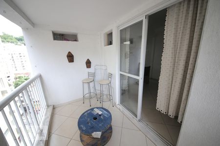 Varanda da Sala de apartamento à venda com 2 quartos, 46m² em Icaraí, Niterói