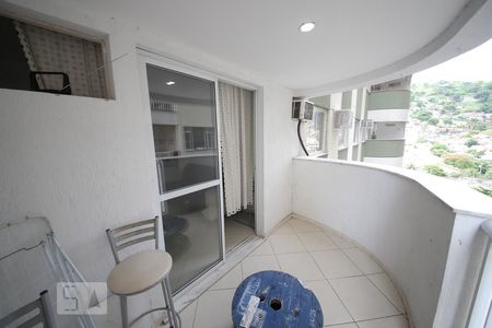 Varanda da Sala de apartamento à venda com 2 quartos, 46m² em Icaraí, Niterói