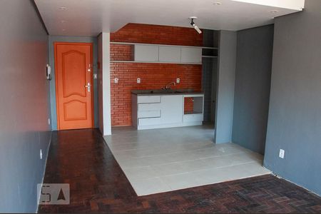 Sala/Cozinha de apartamento à venda com 1 quarto, 45m² em Centro Histórico, Porto Alegre