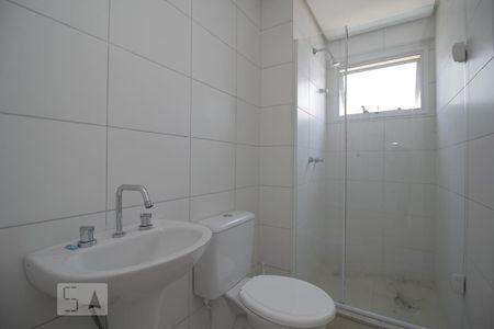Banheiro da Suíte de apartamento à venda com 3 quartos, 74m² em Harmonia, Canoas
