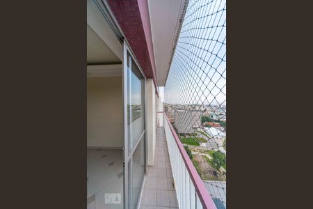 Varanda da Sala de apartamento para alugar com 3 quartos, 85m² em Vila São Pedro, Santo André