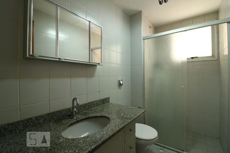 Banheiro da Suite de apartamento à venda com 1 quarto, 50m² em Botafogo, Campinas