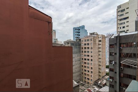Vista de kitnet/studio à venda com 1 quarto, 27m² em República, São Paulo