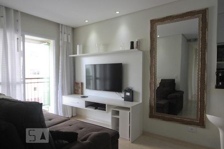 Sala de Estar de apartamento à venda com 3 quartos, 76m² em Vila Dom Pedro Ii, São Paulo