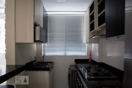 Cozinha de apartamento à venda com 2 quartos, 50m² em Palmeiras, Belo Horizonte