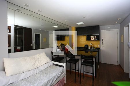 Sala de kitnet/studio para alugar com 1 quarto, 38m² em Jardim Ampliação, São Paulo