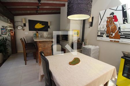 Varanda gourmet de casa de condomínio à venda com 4 quartos, 320m² em Ipanema, Porto Alegre