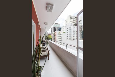 Varanda de apartamento à venda com 1 quarto, 98m² em Consolação, São Paulo