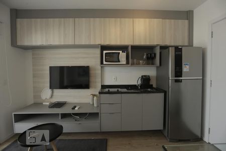 Cozinha de kitnet/studio para alugar com 1 quarto, 35m² em Campos Elíseos, São Paulo