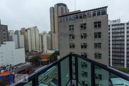 Varanda da Sala de apartamento para alugar com 1 quarto, 40m² em Itaim Bibi, São Paulo