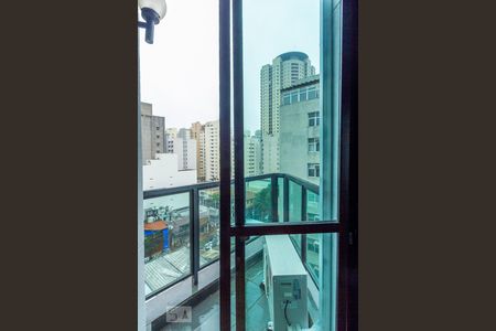 Varanda da Sala de apartamento para alugar com 1 quarto, 40m² em Itaim Bibi, São Paulo