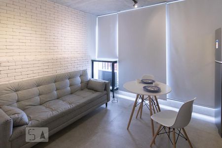 Varanda de kitnet/studio para alugar com 1 quarto, 30m² em Bom Retiro, São Paulo