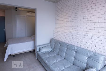 Varanda de kitnet/studio para alugar com 1 quarto, 30m² em Bom Retiro, São Paulo