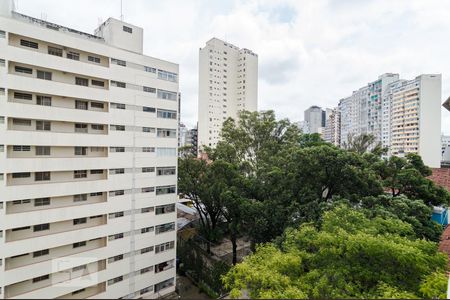 Vista da Sala de apartamento à venda com 1 quarto, 40m² em Consolação, São Paulo