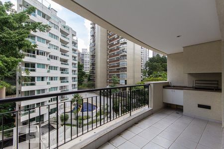 Varanda da Sala de apartamento para alugar com 3 quartos, 130m² em Real Parque, São Paulo