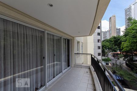 Varanda da Sala de apartamento para alugar com 3 quartos, 130m² em Real Parque, São Paulo