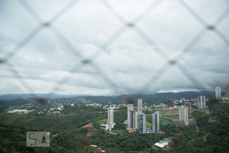 Sala - varanda - vista de apartamento à venda com 5 quartos, 420m² em Vila da Serra, Nova Lima