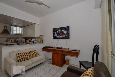 Sala de apartamento à venda com 1 quarto, 50m² em Ipanema, Rio de Janeiro